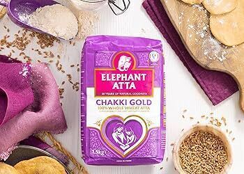 Free 1.5kg pack of Elephant Atta Chakki Gold