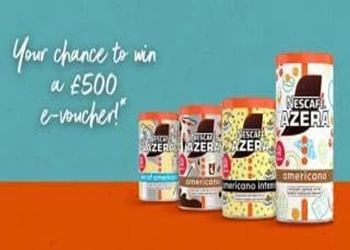 Win a £500 e-Gift Card & 6 Tins of Nescafe Azera