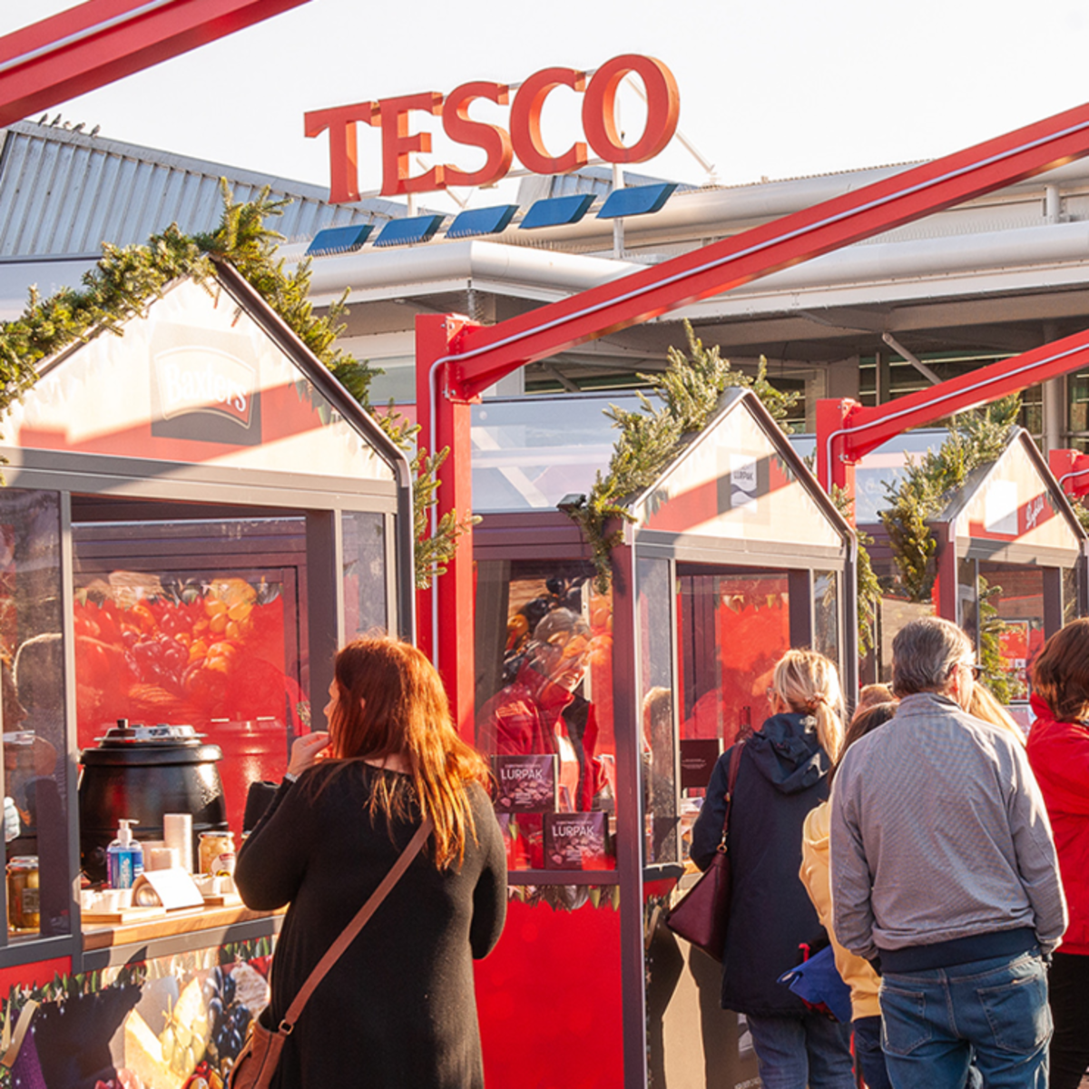 Free Food & Drink at Tesco Christmas Markets