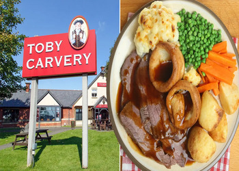 Free Roast Dinner at Toby Carvery
