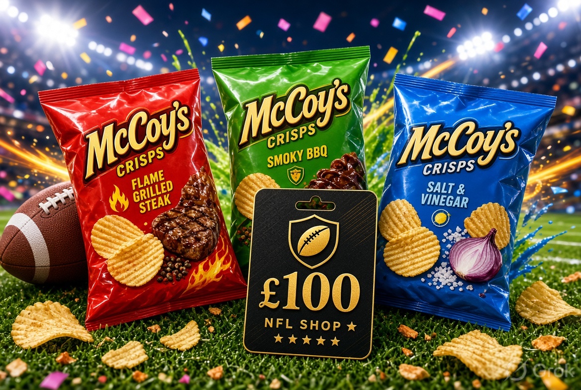 Free £100 NFL Shop Voucher from McCoy's
