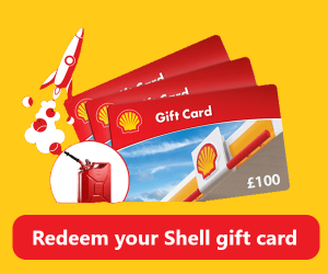 Shell Gift Card* - worth £100