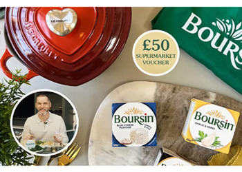 Win a Spring Dine-In Set with Boursin & Fred Sirieix