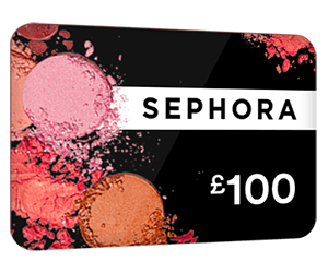 Earn a £100 SEPHORA gift card*