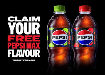 Free 500/600ml bottle of Pepsi Max Cherry