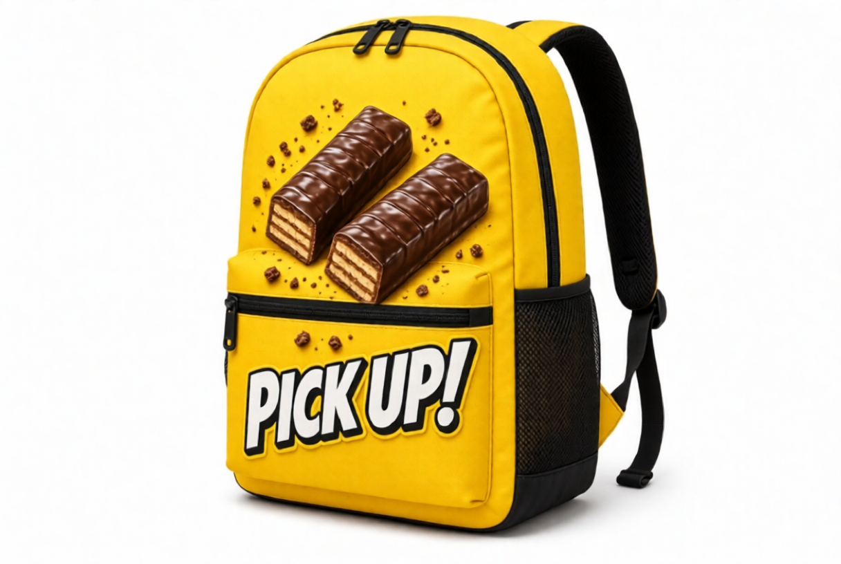 Free PiCK UP! Yellow Backpack