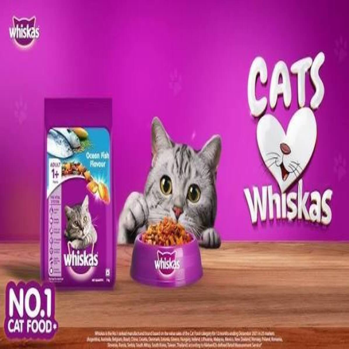 Get a Free Whiskas Cat Food