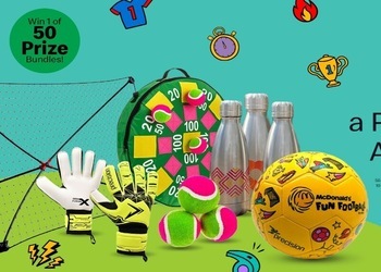 Win 1 of 50 McDonald's Football bundles