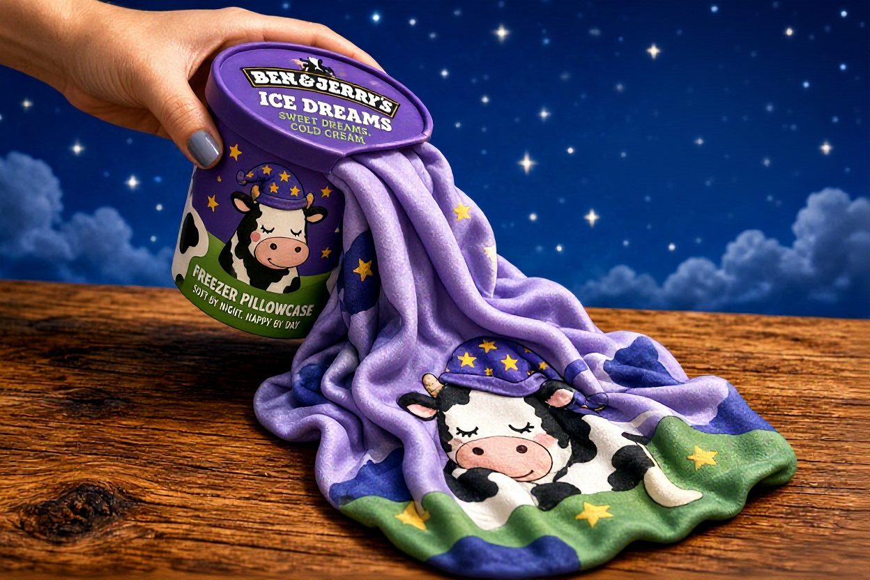 Free Ben & Jerry’s Pillowcases
