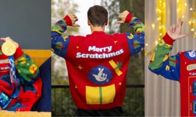 Free Lottery Scratchcard Cardigan